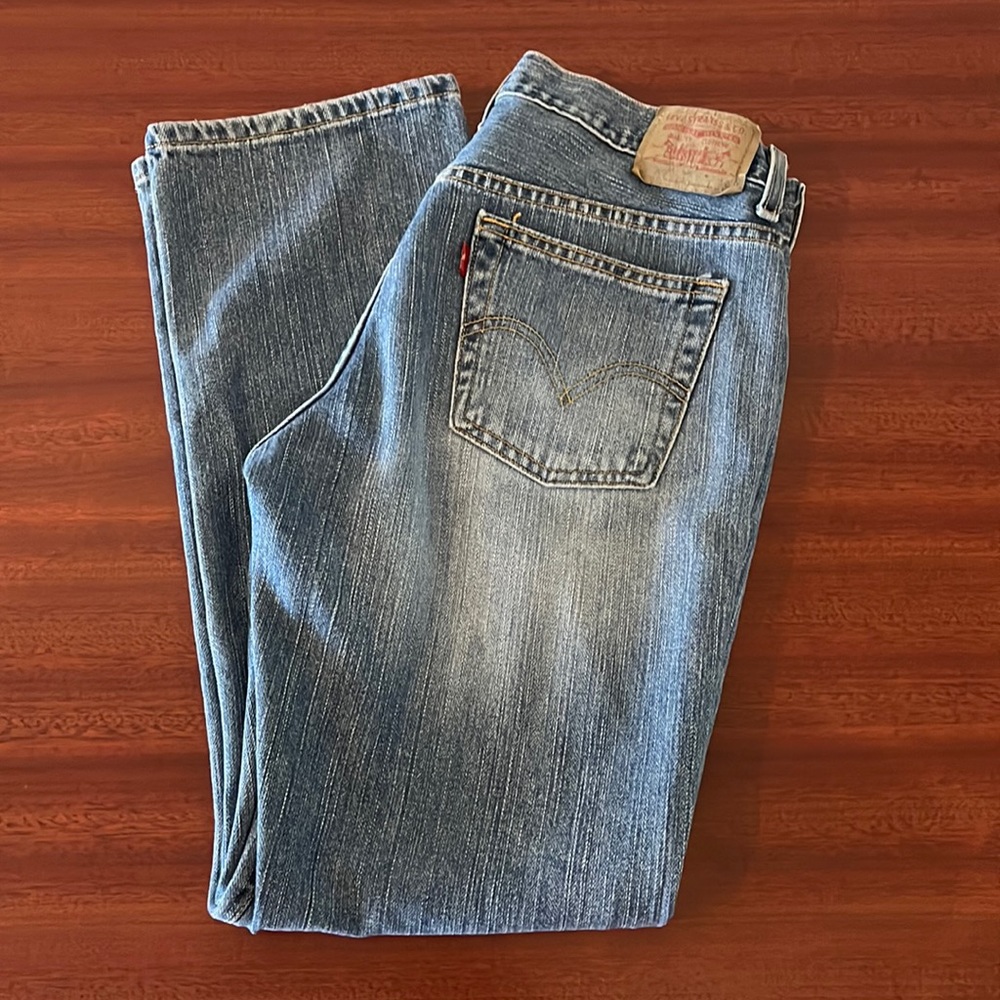 Levi’s 505-Nouveau Straight,Low Rise,100%,Mexico Made